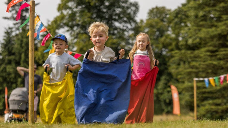 Summer of Play 2024 sack race